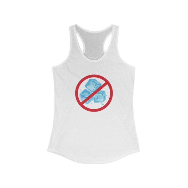 No Ice Women's Racerback Tank, Statement Tank Top, Stylish Muscle Tank - Image 5