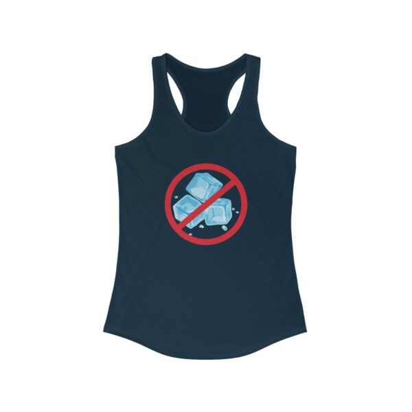 No Ice Women's Racerback Tank, Statement Tank Top, Stylish Muscle Tank - Image 3