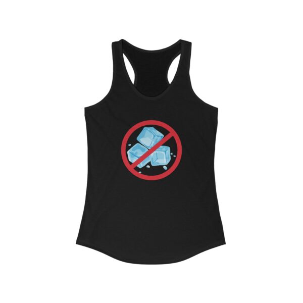 No Ice Women's Racerback Tank, Statement Tank Top, Stylish Muscle Tank - Image 4