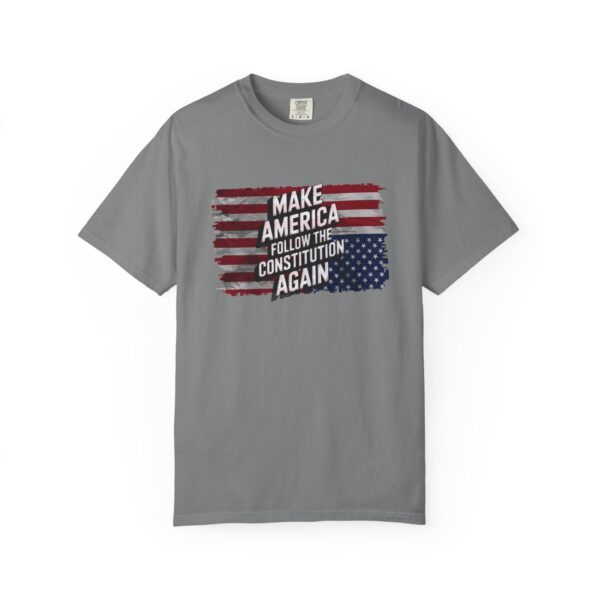 Patriotic Statement Tee, Make America Follow the Constitution Again Shirt, Unisex Shirt, USA Patriot Gift, Political Activist Clothing - Image 5
