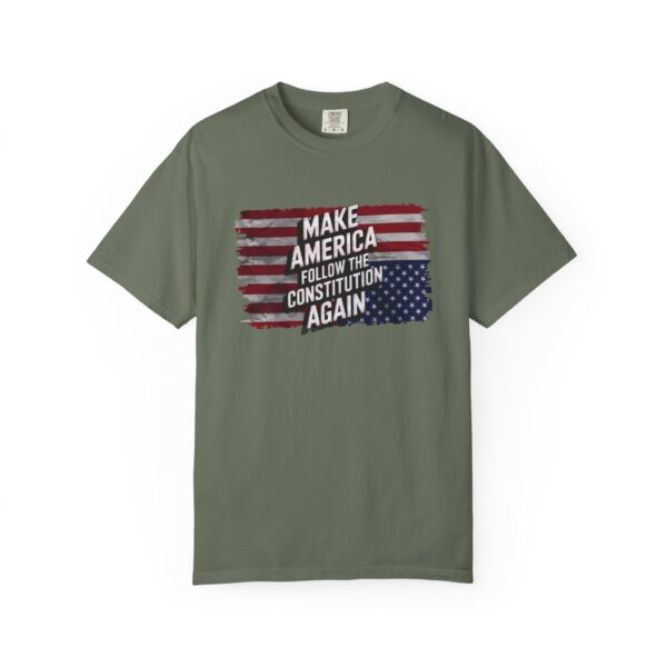 Patriotic Statement Tee, Make America Follow the Constitution Again Shirt, Unisex Shirt, USA Patriot Gift, Political Activist Clothing - Image 6