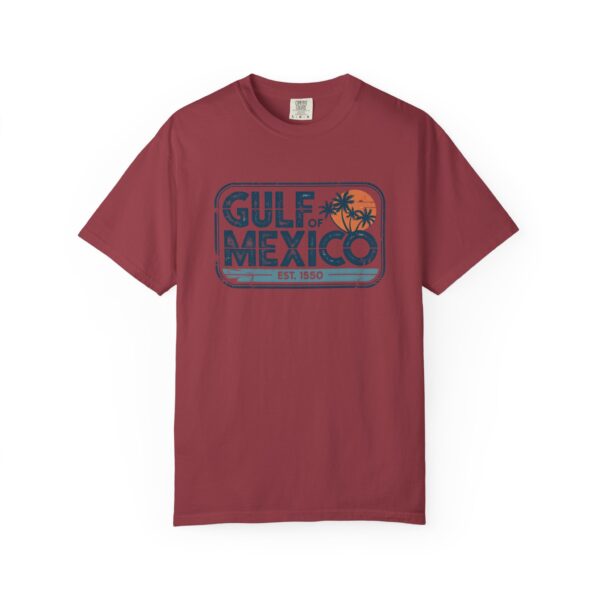 Gulf of Mexico Retro Distressed T-shirt, Beach Tee, Vintage Gulf Tee, Vacation Shirt, Unisex Top - Image 3