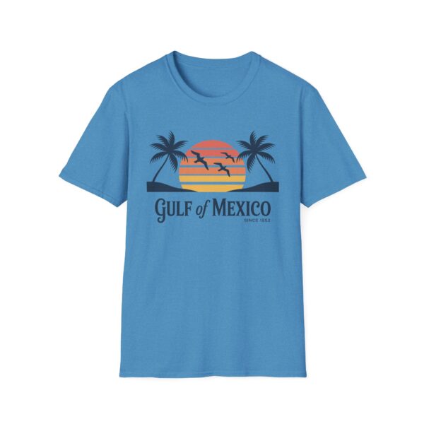 Retro Beach Graphic T-Shirt, Gulf of Mexico Unisex Tee, Softstyle Shirt, Vintage Coastal Top, Vacation Holiday Apparel - Image 5