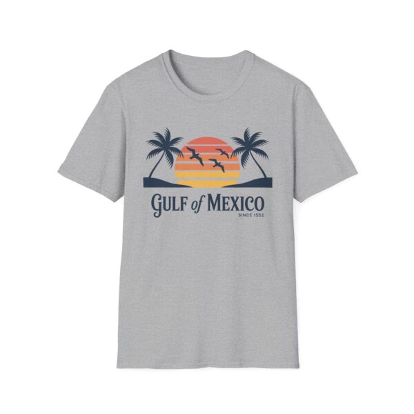 Retro Beach Graphic T-Shirt, Gulf of Mexico Unisex Tee, Softstyle Shirt, Vintage Coastal Top, Vacation Holiday Apparel - Image 2