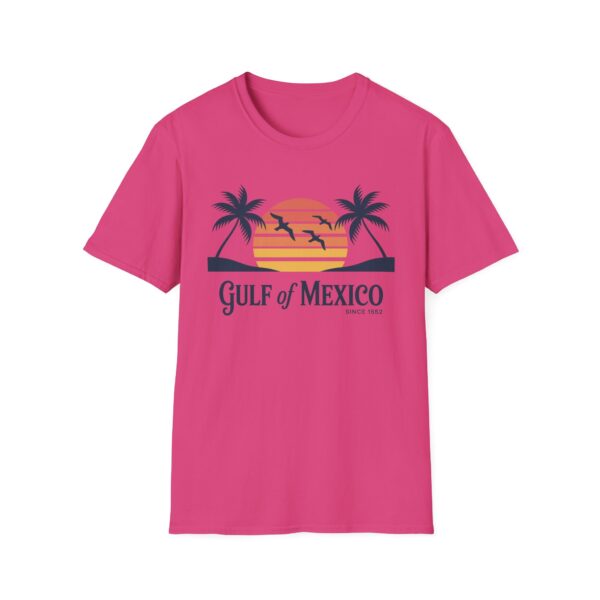 Retro Beach Graphic T-Shirt, Gulf of Mexico Unisex Tee, Softstyle Shirt, Vintage Coastal Top, Vacation Holiday Apparel - Image 6