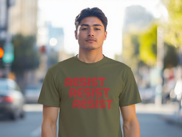 Resist Activism Unisex T-shirt, Protest Tee, Political Statement Shirt - Image 10