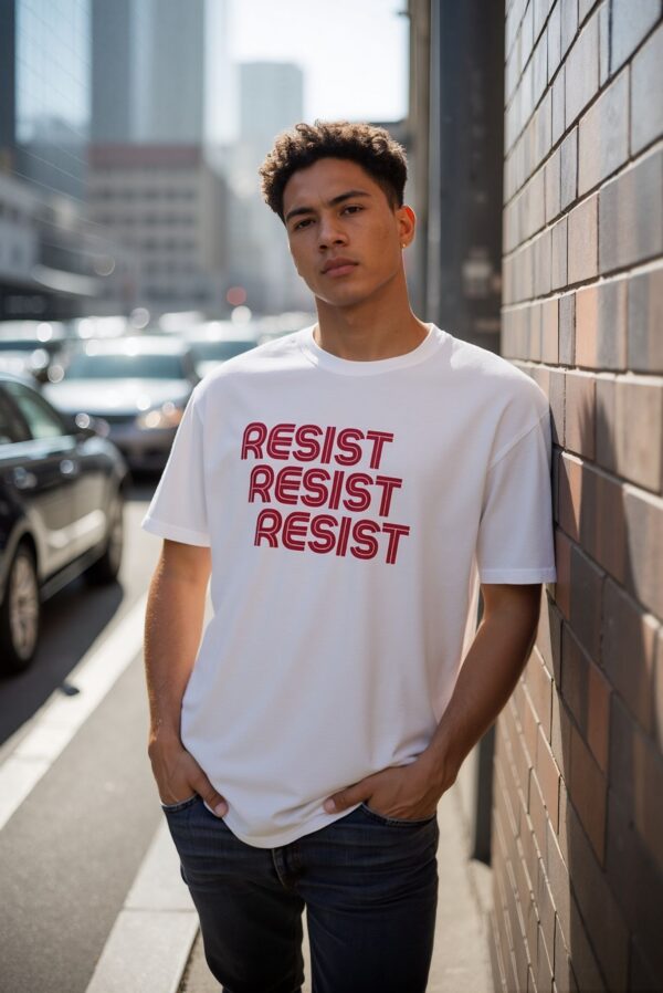Resist Activism Unisex T-shirt, Protest Tee, Political Statement Shirt - Image 12