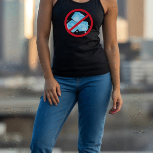 No Ice Women's Racerback Tank, Statement Tank Top, Stylish Muscle Tank