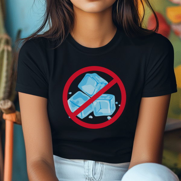 No Ice T-shirt Statement Tee, Unisex Graphic Tee, Graphic T-shirt, Trendy Tee, Cool T-shirt, Unique Tee, Funny Tee - Image 3