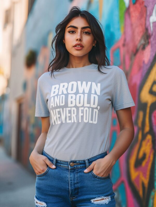 Brown Power Unisex Tee - Image 2