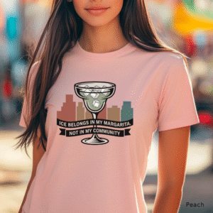 Ice belongs in my Margarita, not my Community Tshirt