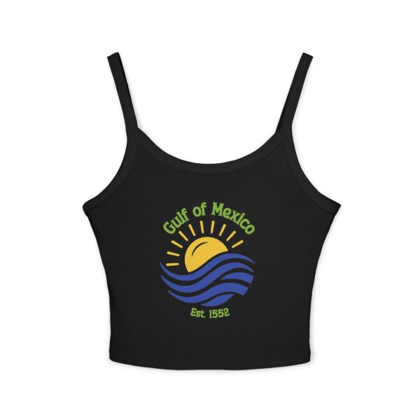 Sexy Gulf of Mexico Est 1552 Women's Tank Top, Beach Vacation Graphic Tee, Summer Sleeveless Shirt, Ocean Lover Gift, Coastal Apparel - Image 4