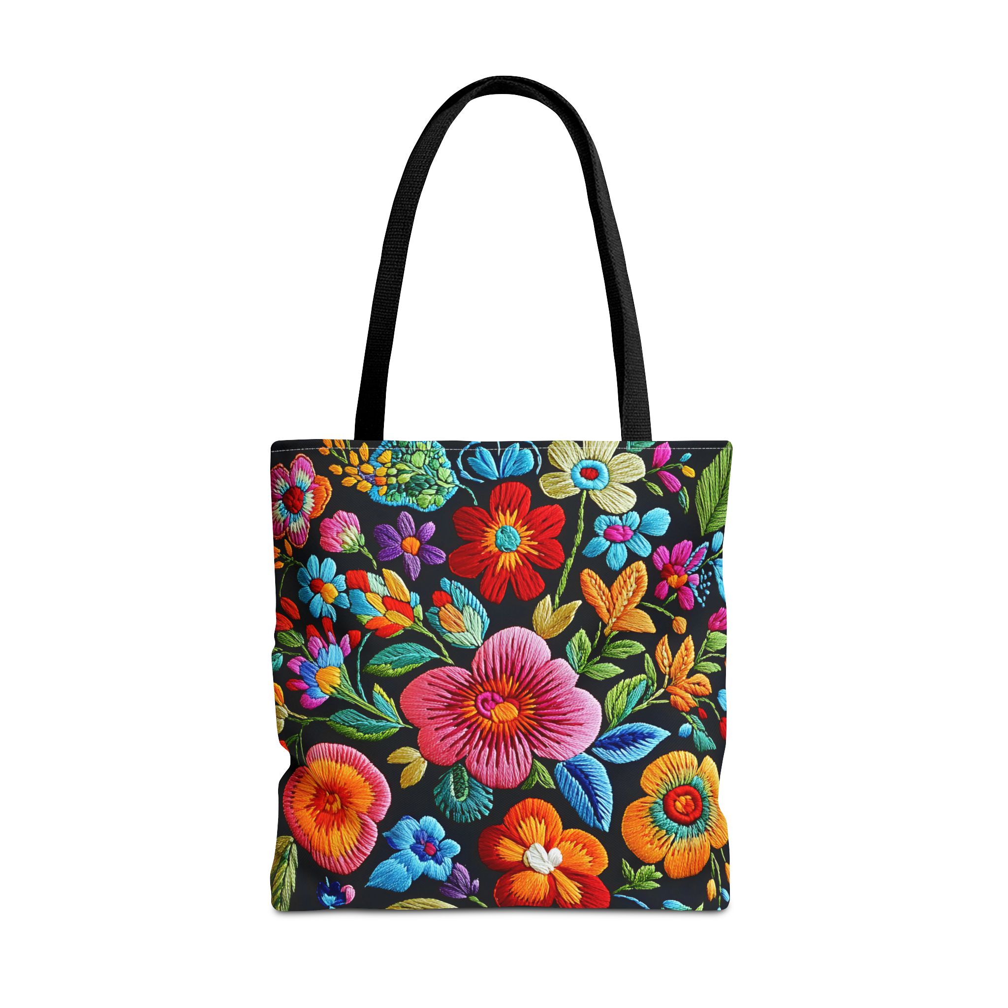 The Embroidered "Look" Floral Tote Bag - Image 8