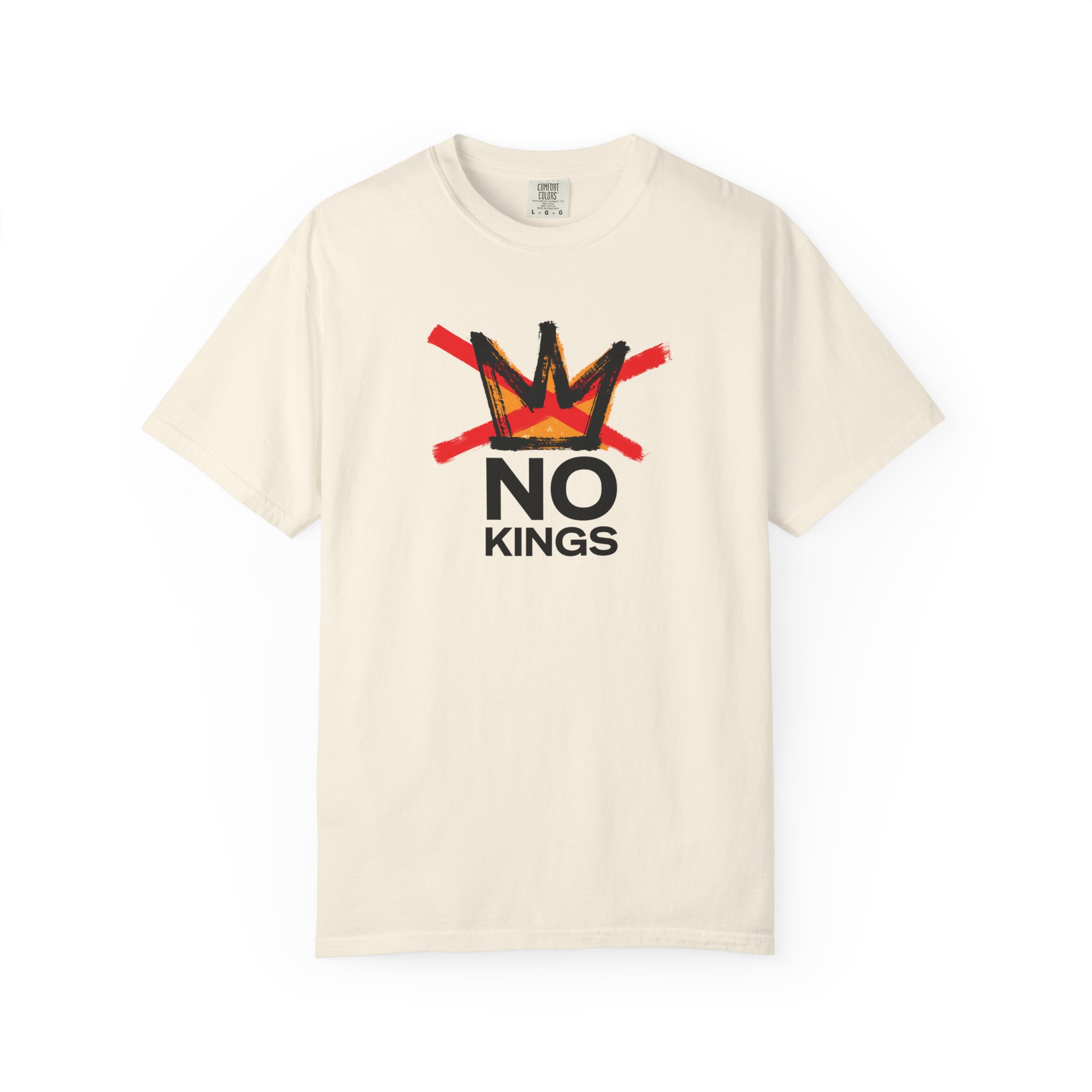 No Kings crown Unisex Protest T-shirt, Variety of Colors - Image 7