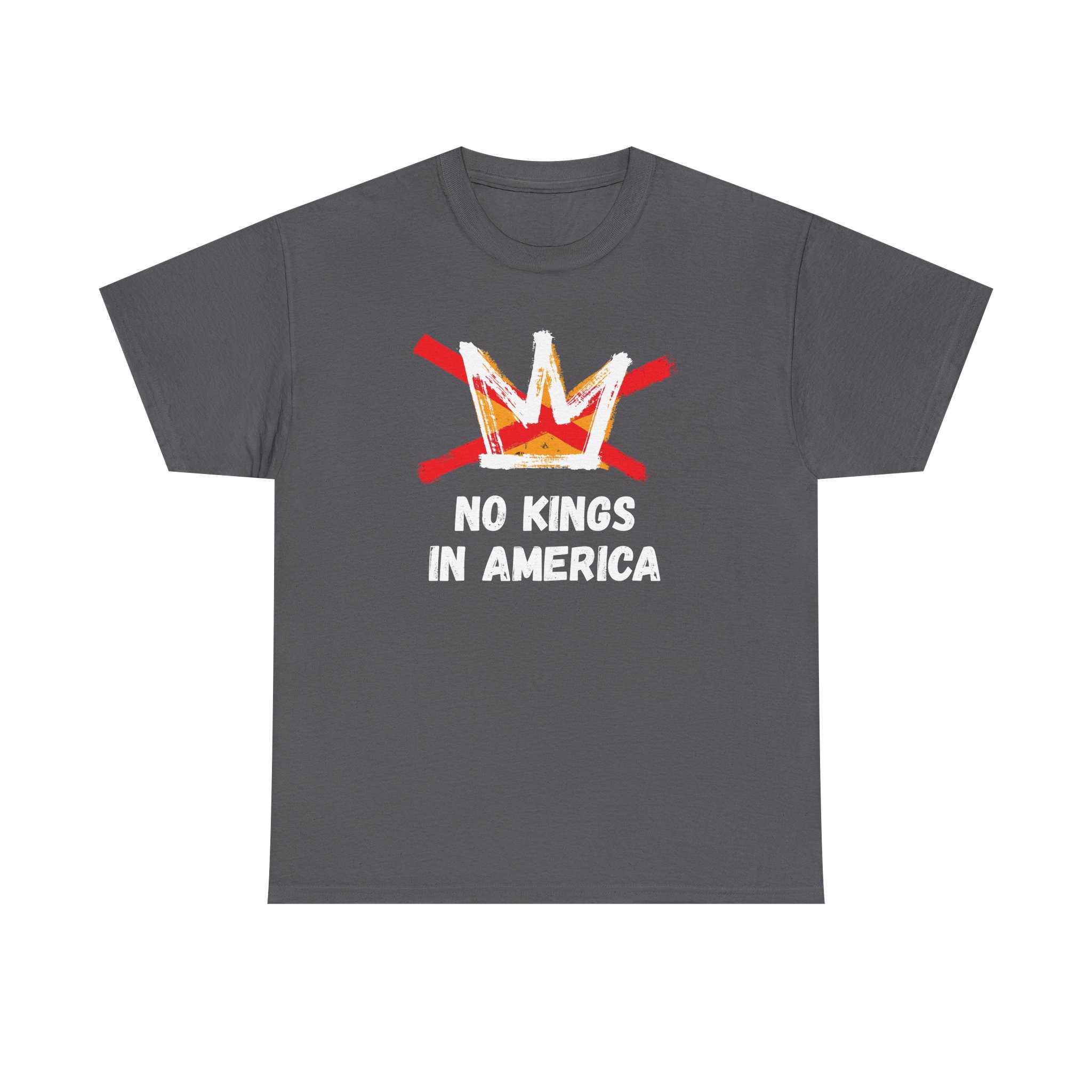 No Kings in America Heavy Cotton T-Shirt - Image 7