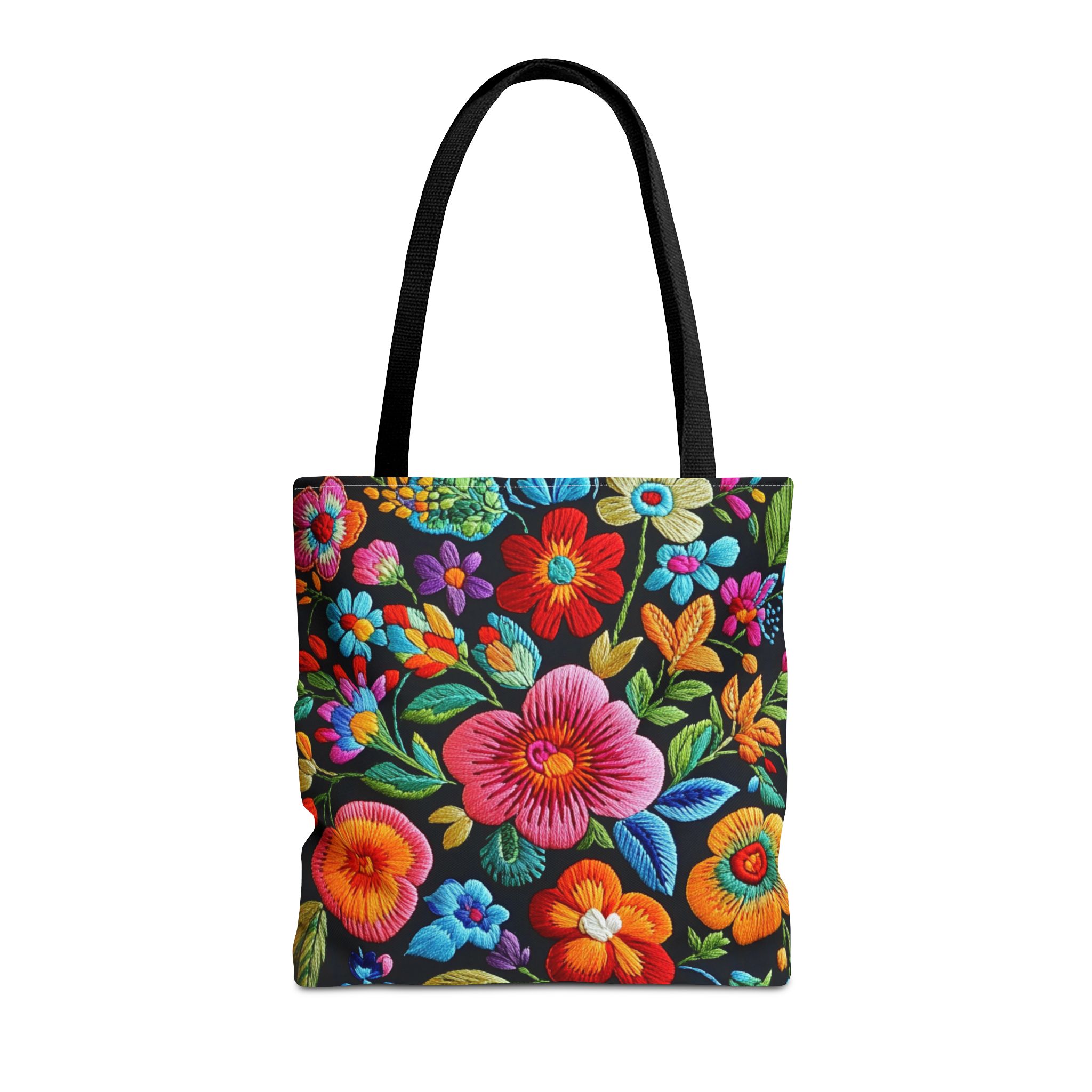 The Embroidered "Look" Floral Tote Bag - Image 6