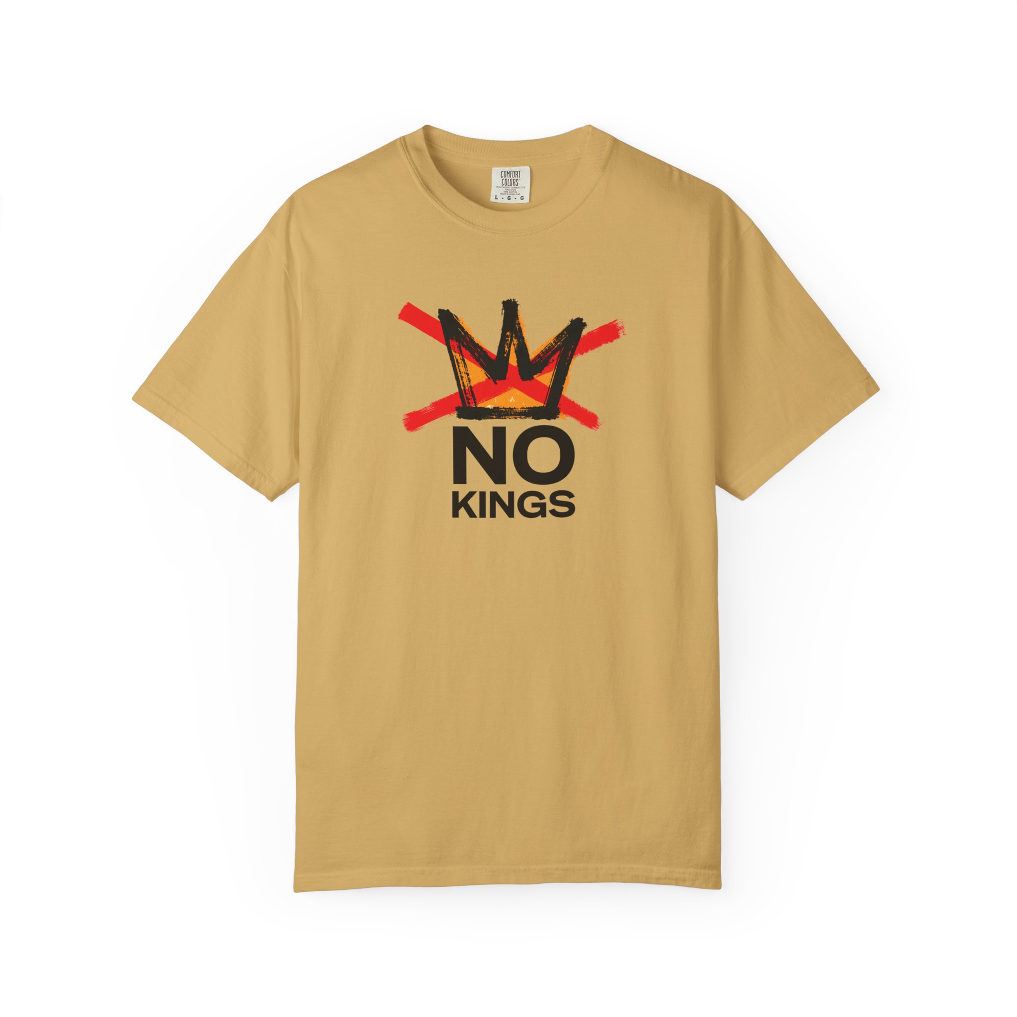 No Kings crown Unisex Protest T-shirt, Variety of Colors - Image 11
