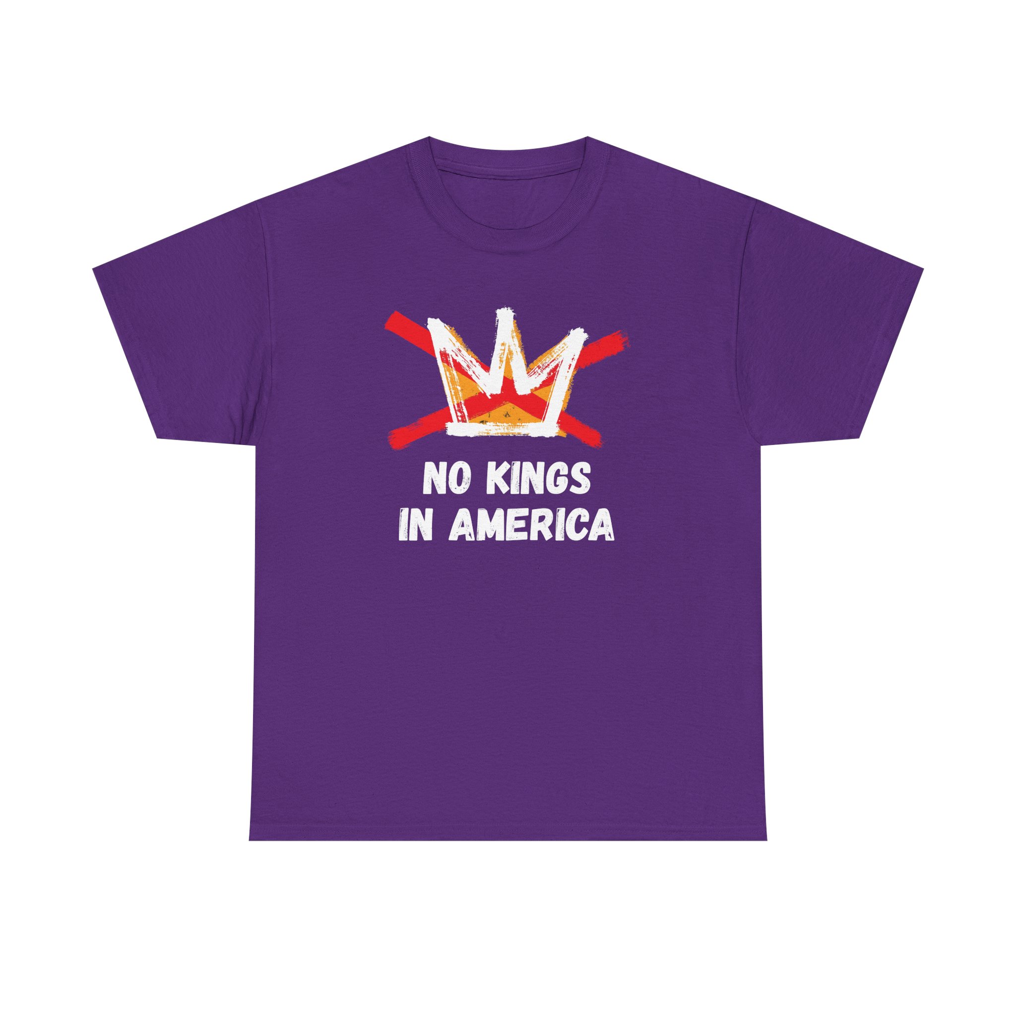 No Kings in America Heavy Cotton T-Shirt - Image 5