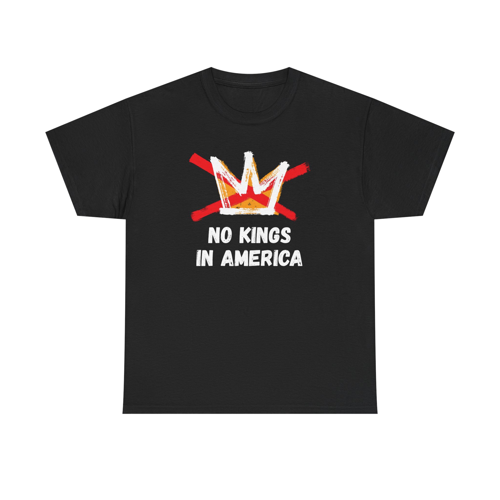 No Kings in America Heavy Cotton T-Shirt - Image 10