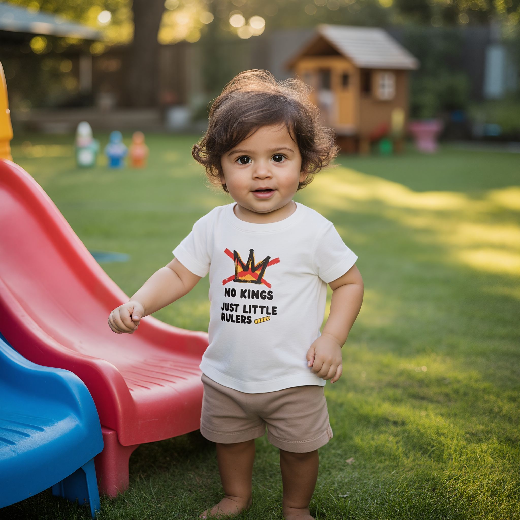 Adorable Little Rulers Infant Tee - Mini protest baby Tshirt - Image 2