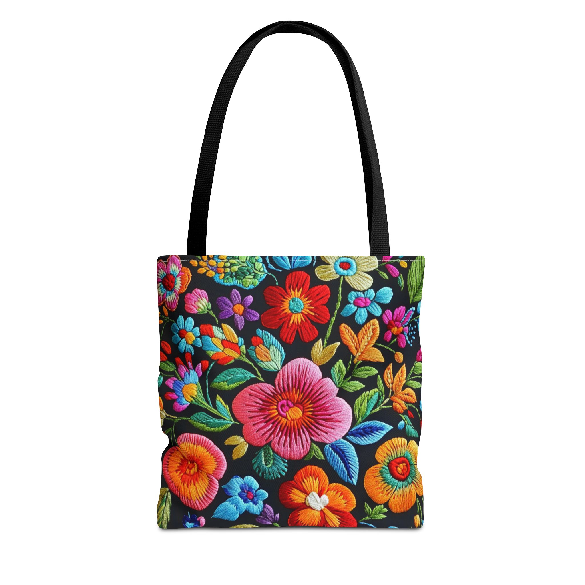 The Embroidered "Look" Floral Tote Bag - Image 4