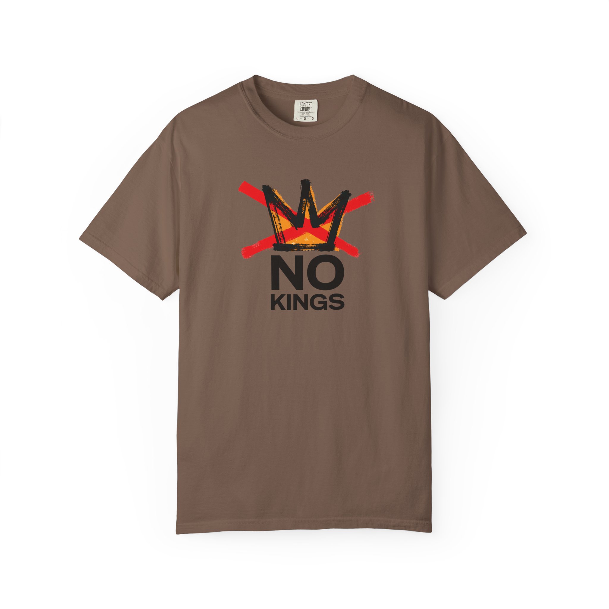 No Kings crown Unisex Protest T-shirt, Variety of Colors - Image 9