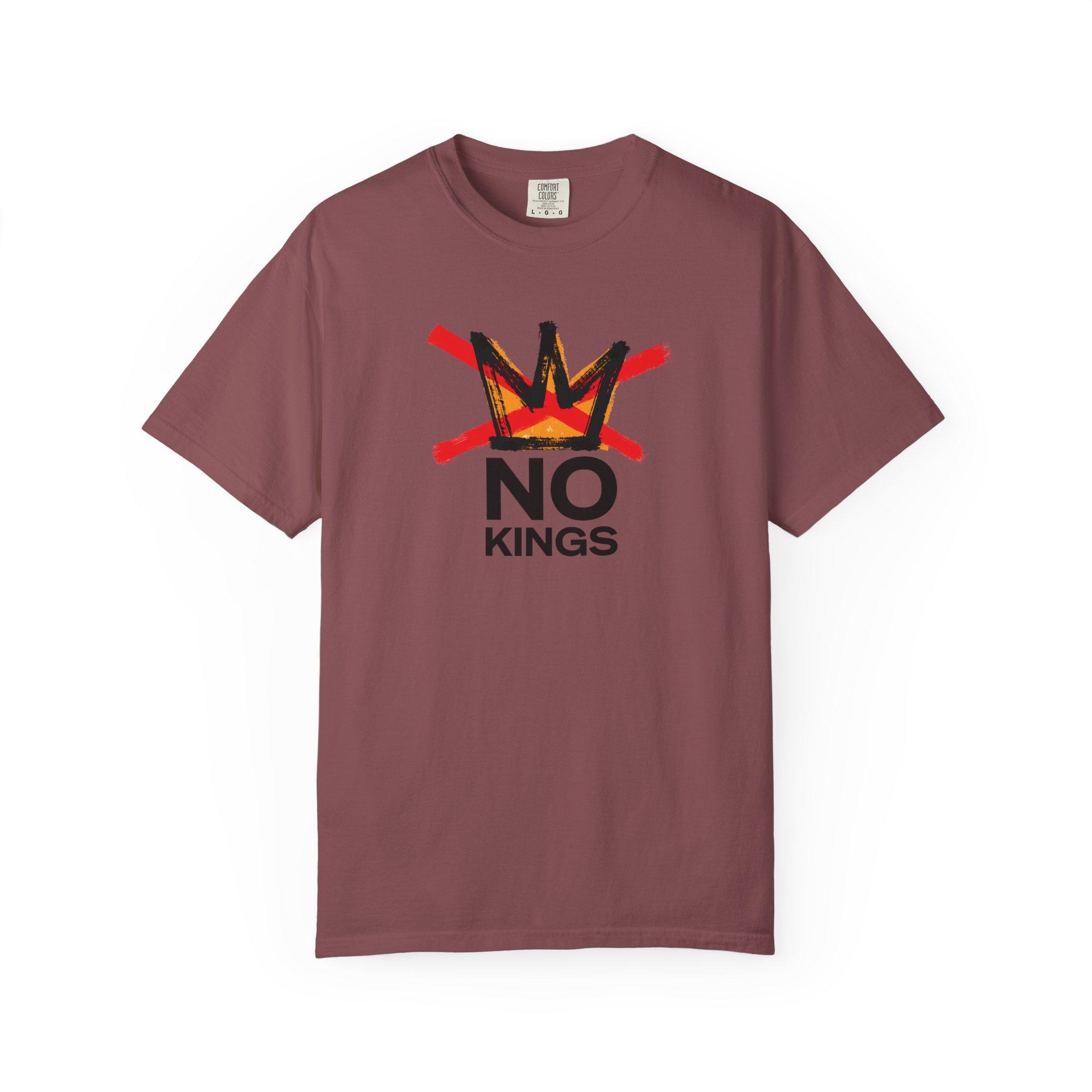 No Kings crown Unisex Protest T-shirt, Variety of Colors - Image 6