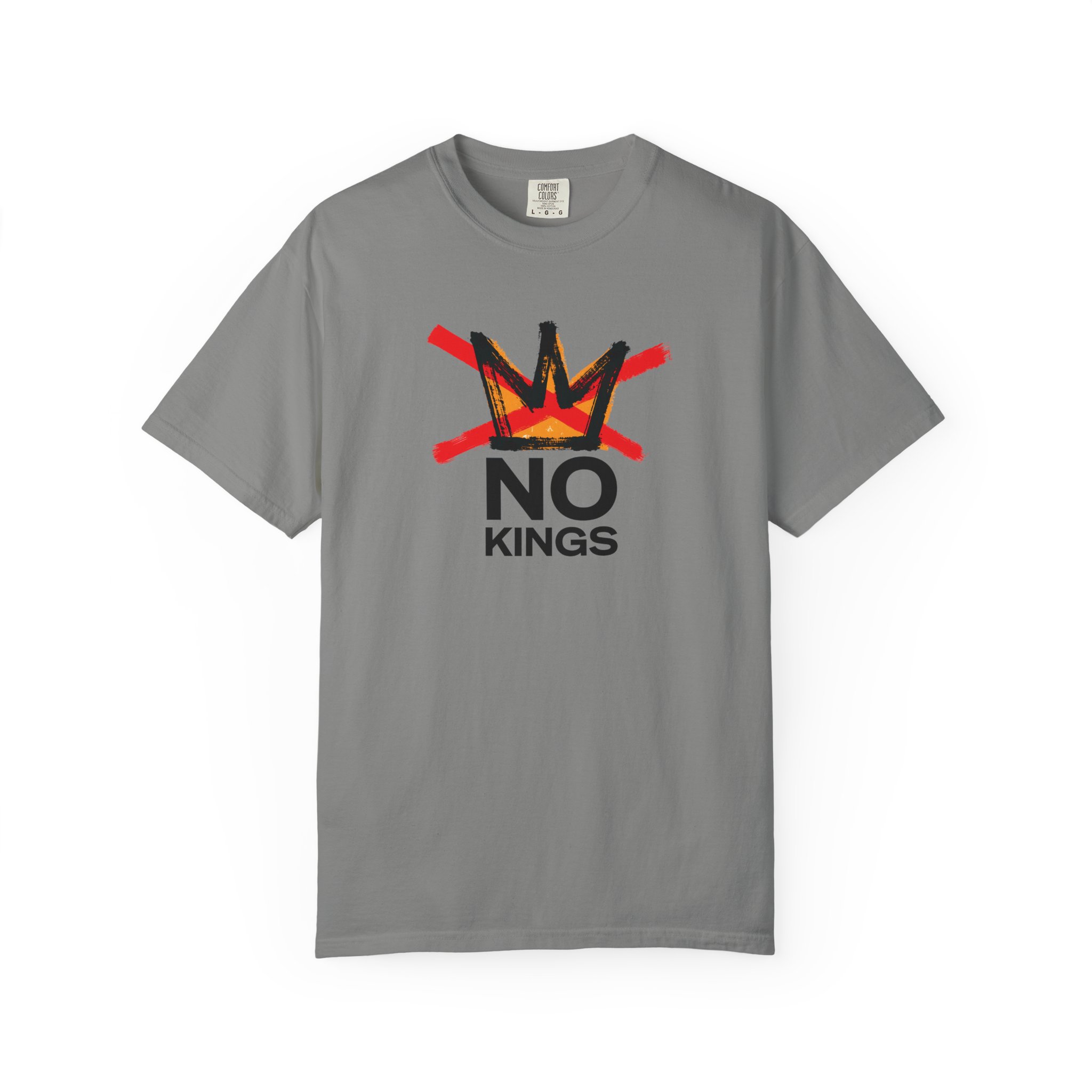No Kings crown Unisex Protest T-shirt, Variety of Colors - Image 10