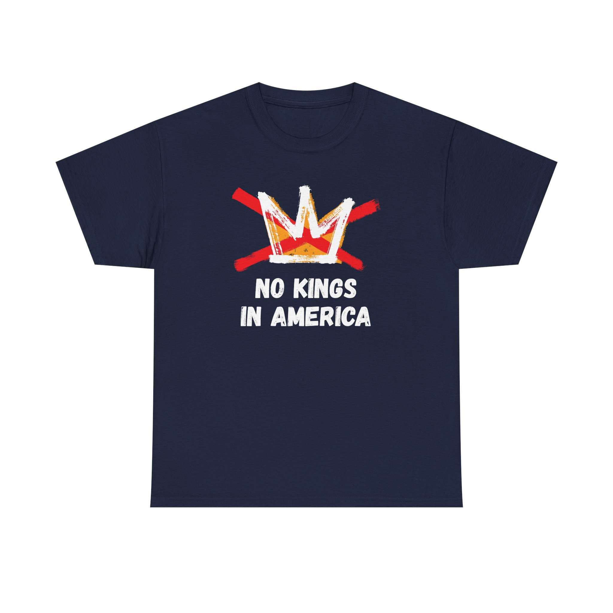 No Kings in America Heavy Cotton T-Shirt - Image 6